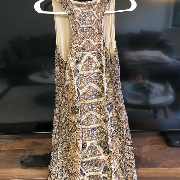 LIKE NEW All Saints Spitalfields Python Embellished Dress 2 - Picture 9 of 10